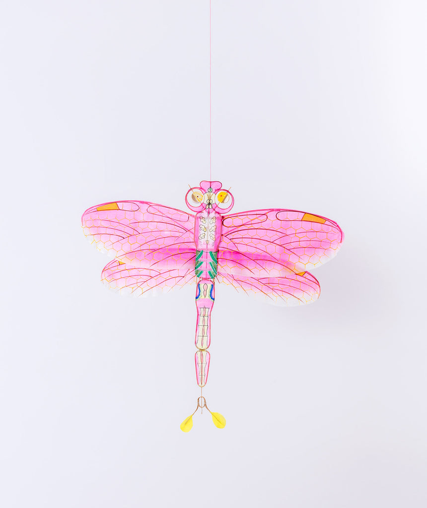 Cerf-volant libellule rose Petit Pan