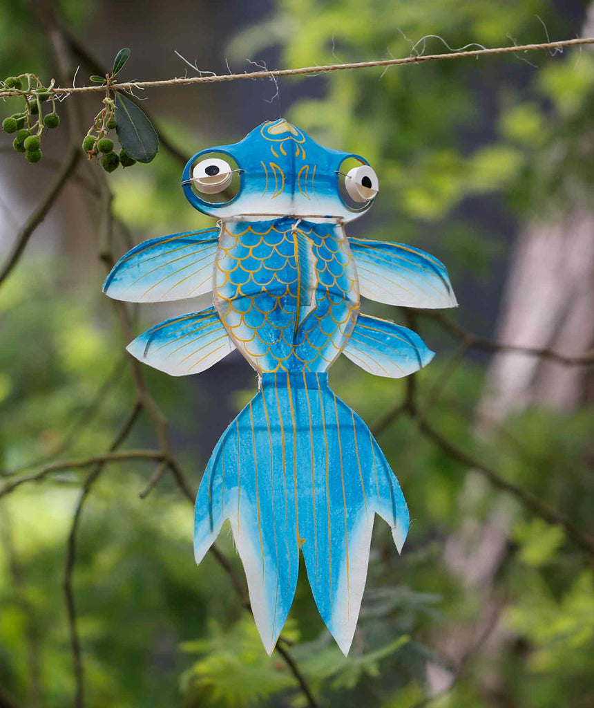 Cerf-volant poisson Miya turquoise
