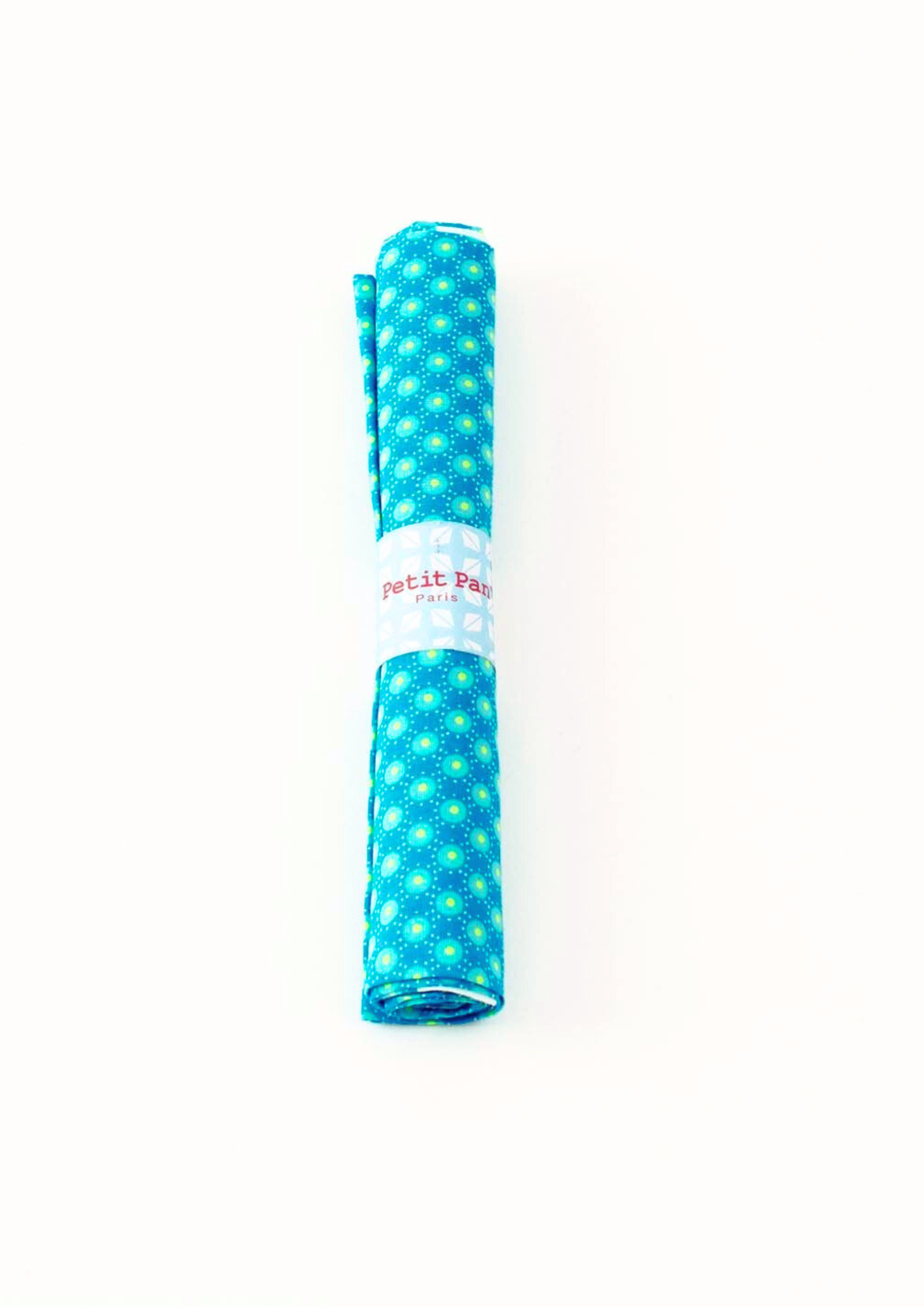 Cotton coupon Bubble blue Aruba