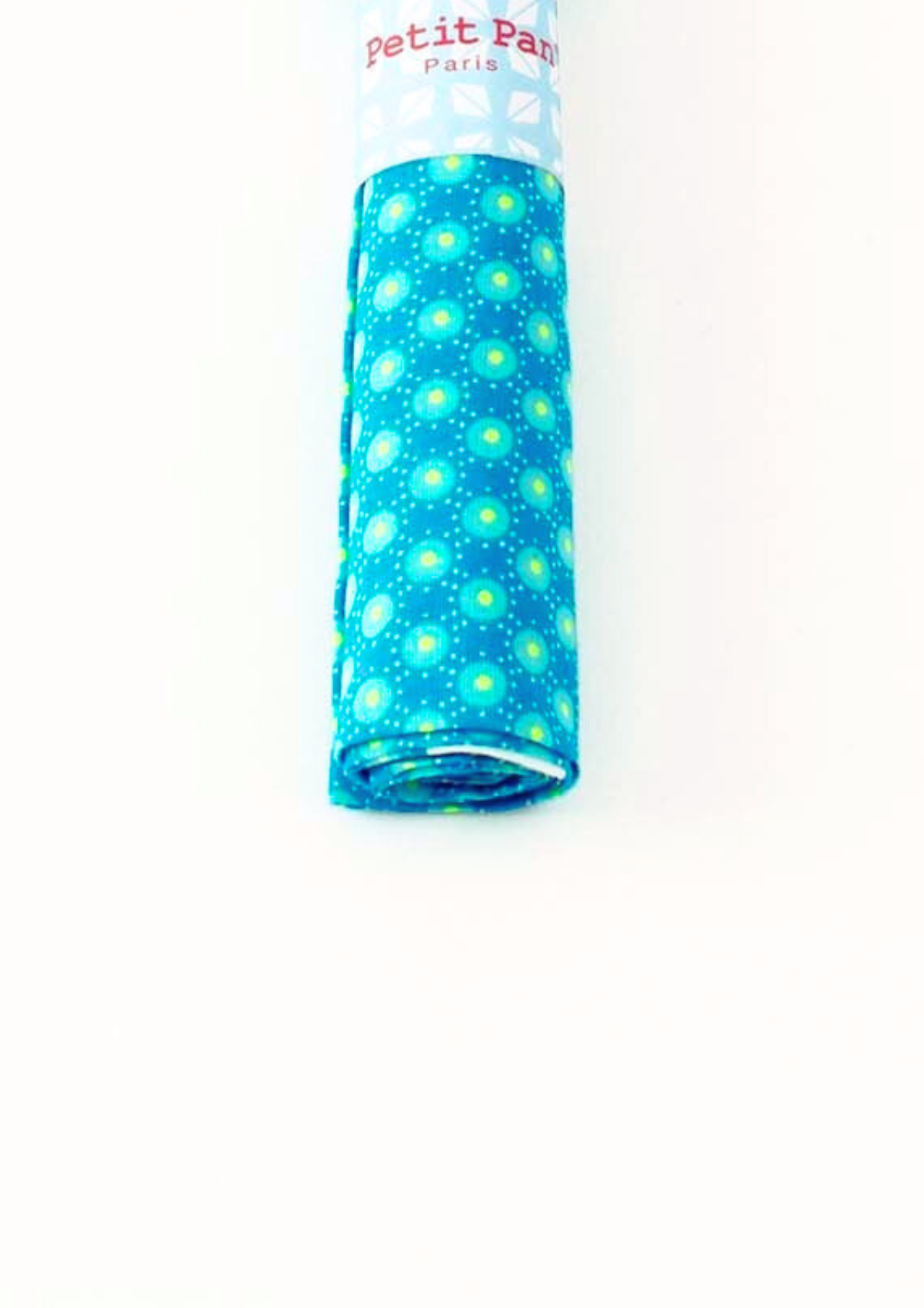 Cotton coupon Bubble blue Aruba