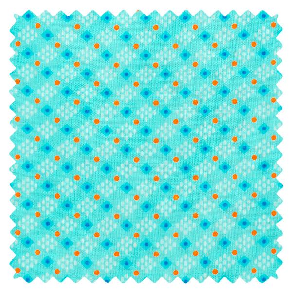 Chifoumi azure cotton coupon