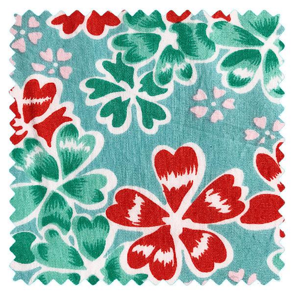 Coupon coton Junko bleu ciel