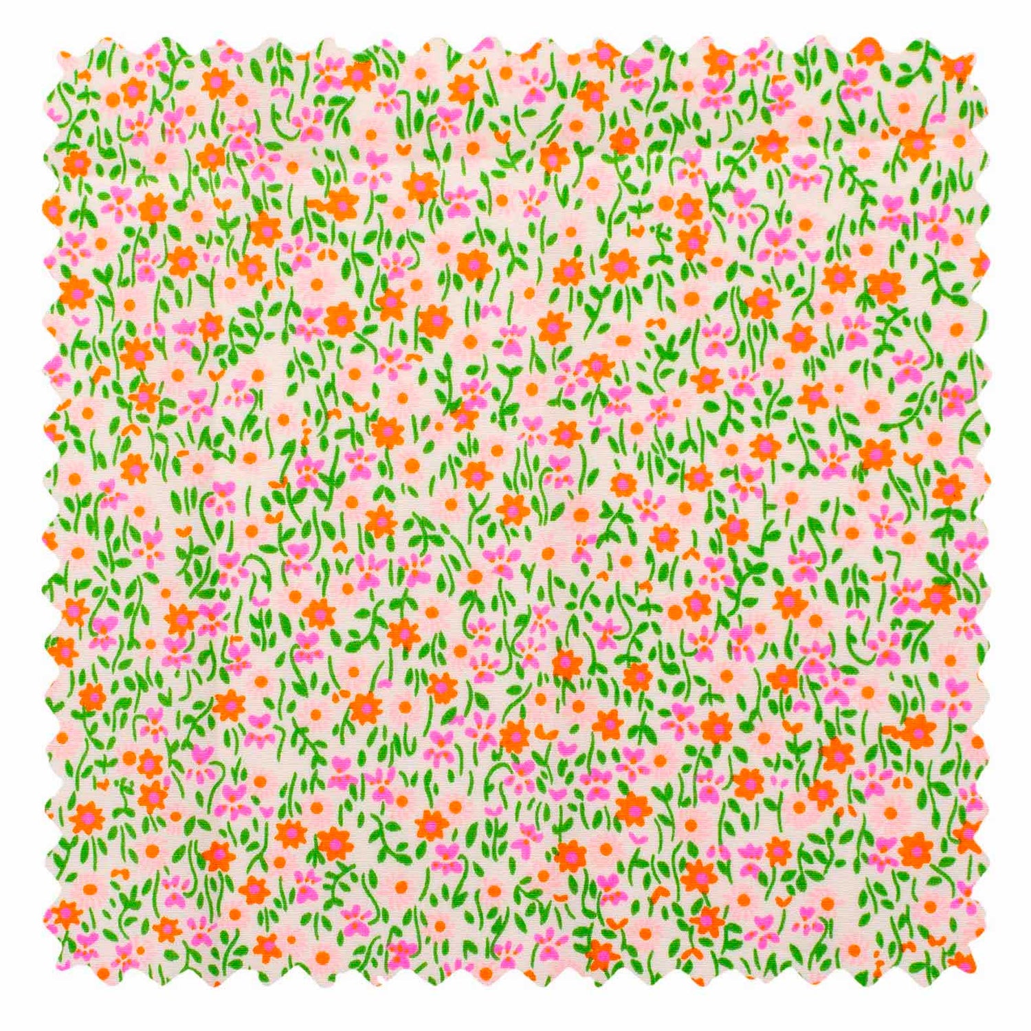 Coupon coton Flower Power rose