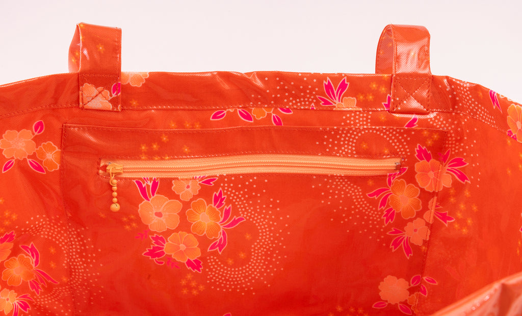 Folksy tangerine