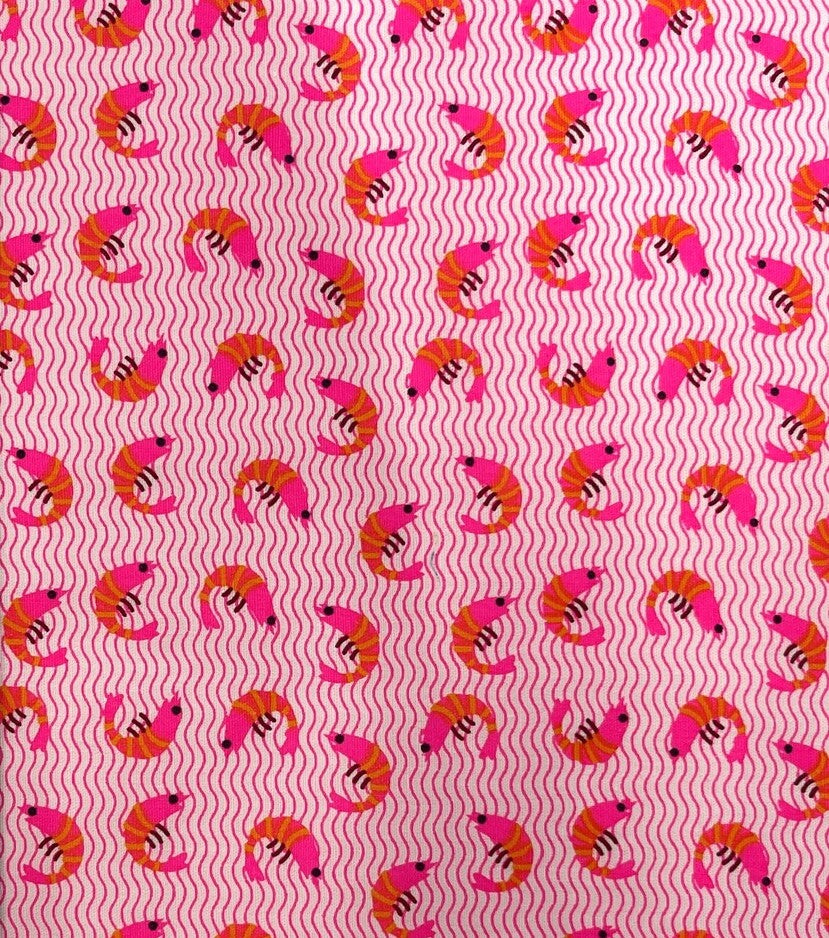 Coupon coton Krevett rose