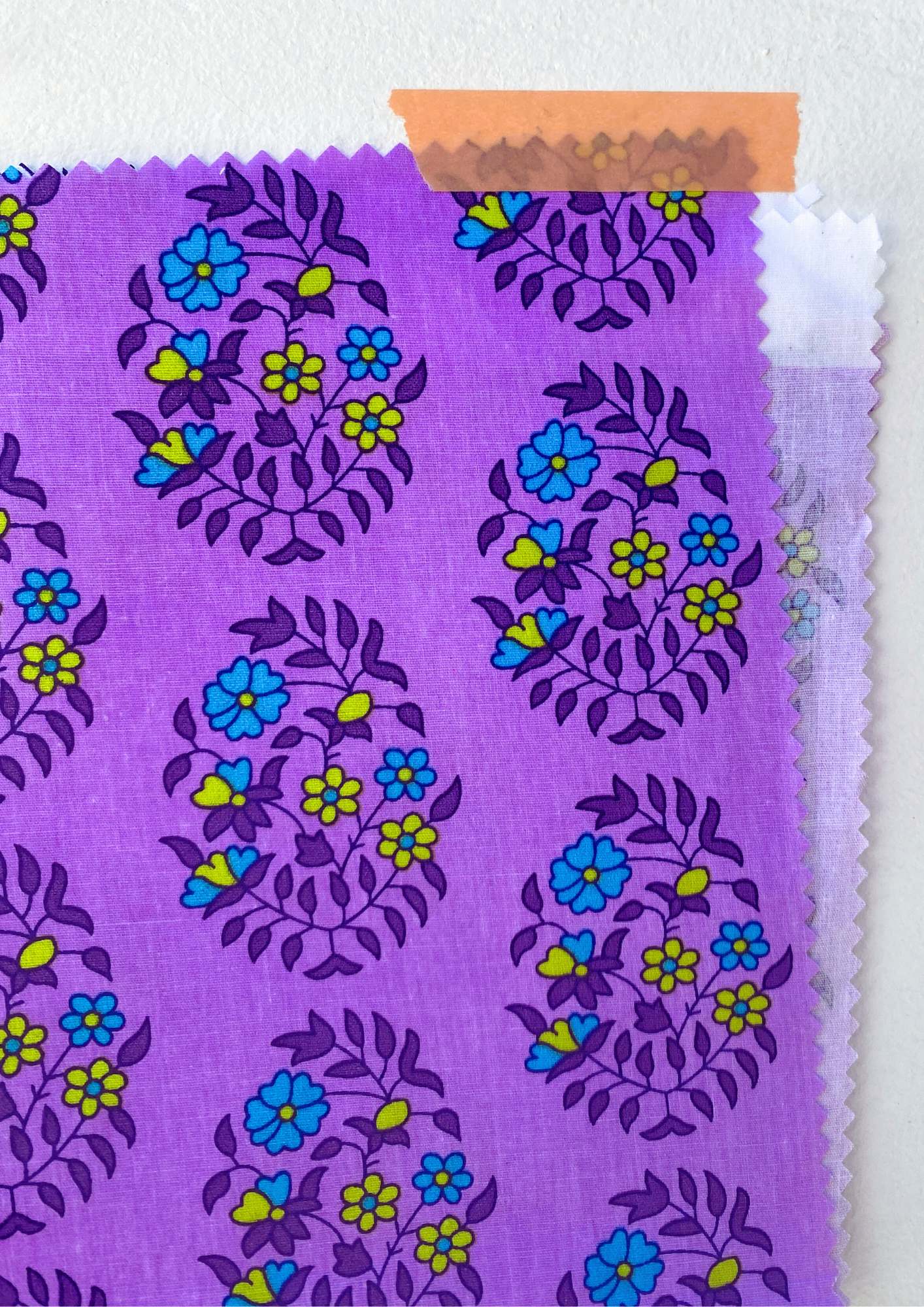 Coupon coton Shalin lilas