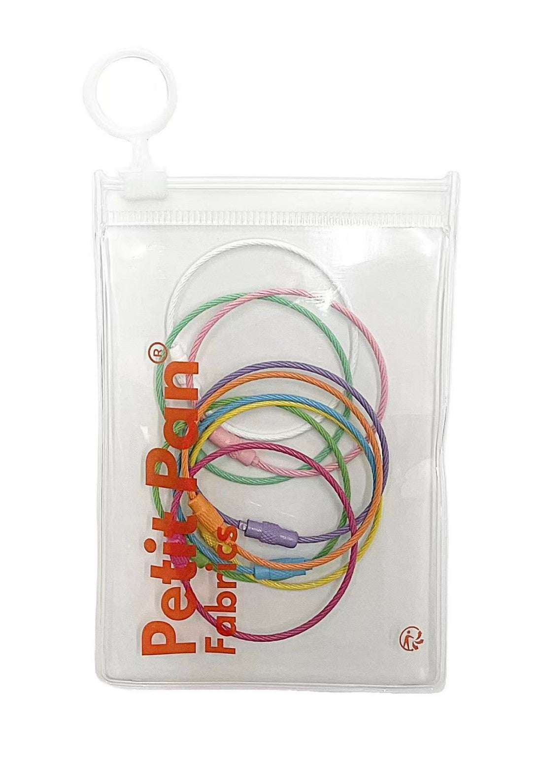 Anneaux porte-clé en fil d'acier