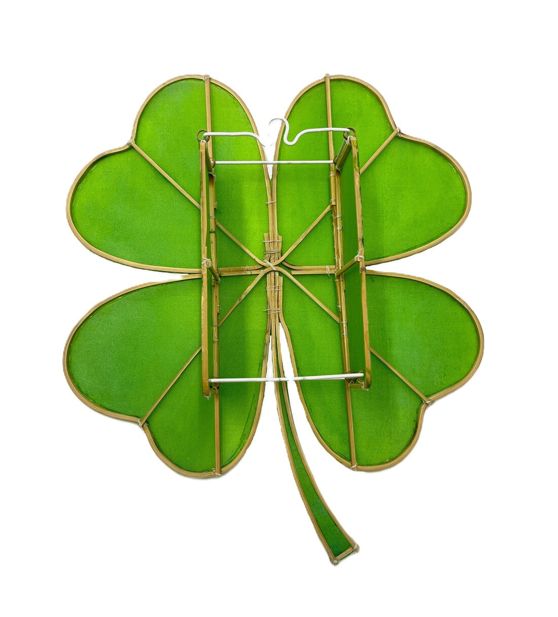 Applique Bambou Trèfle à 4 feuilles