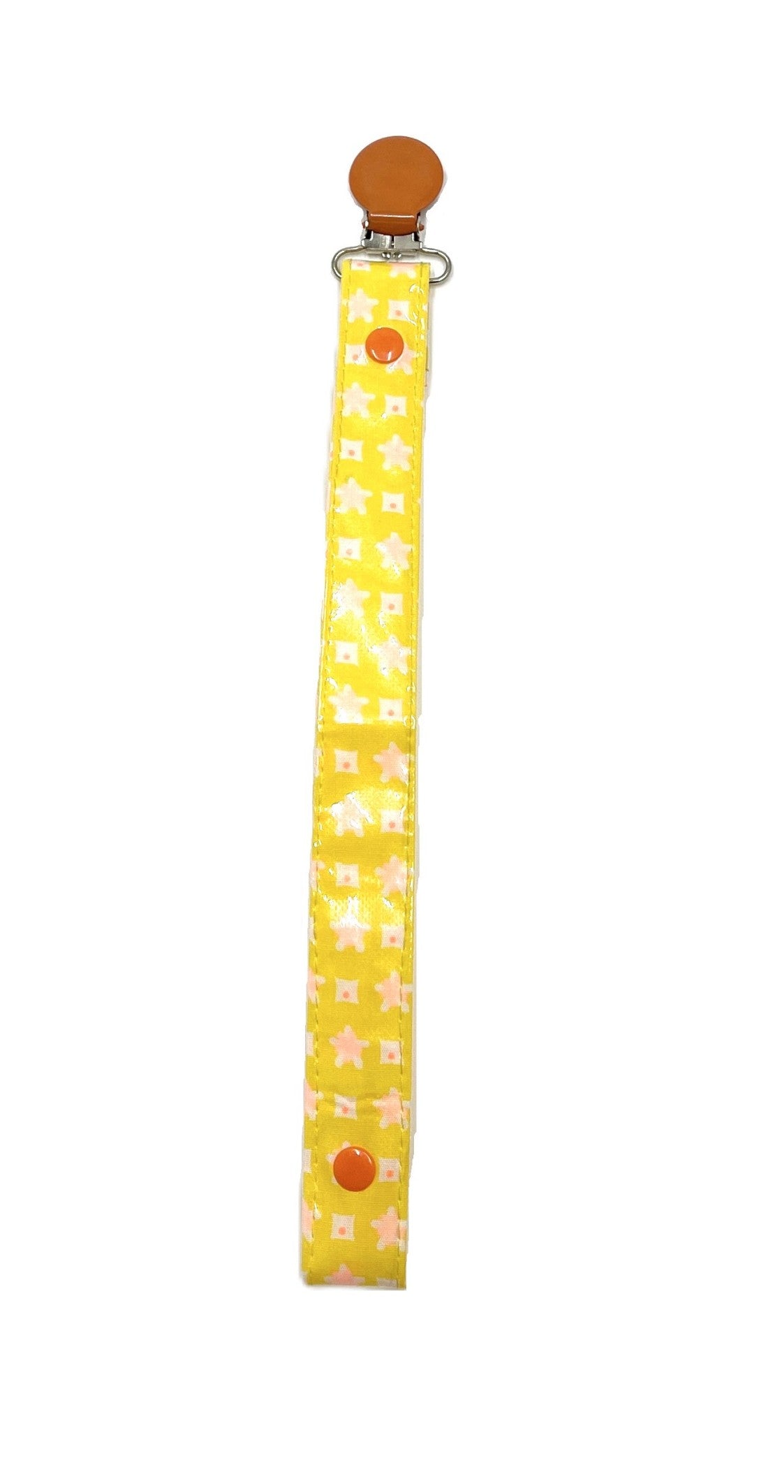 Attache tétine Élytis jaune