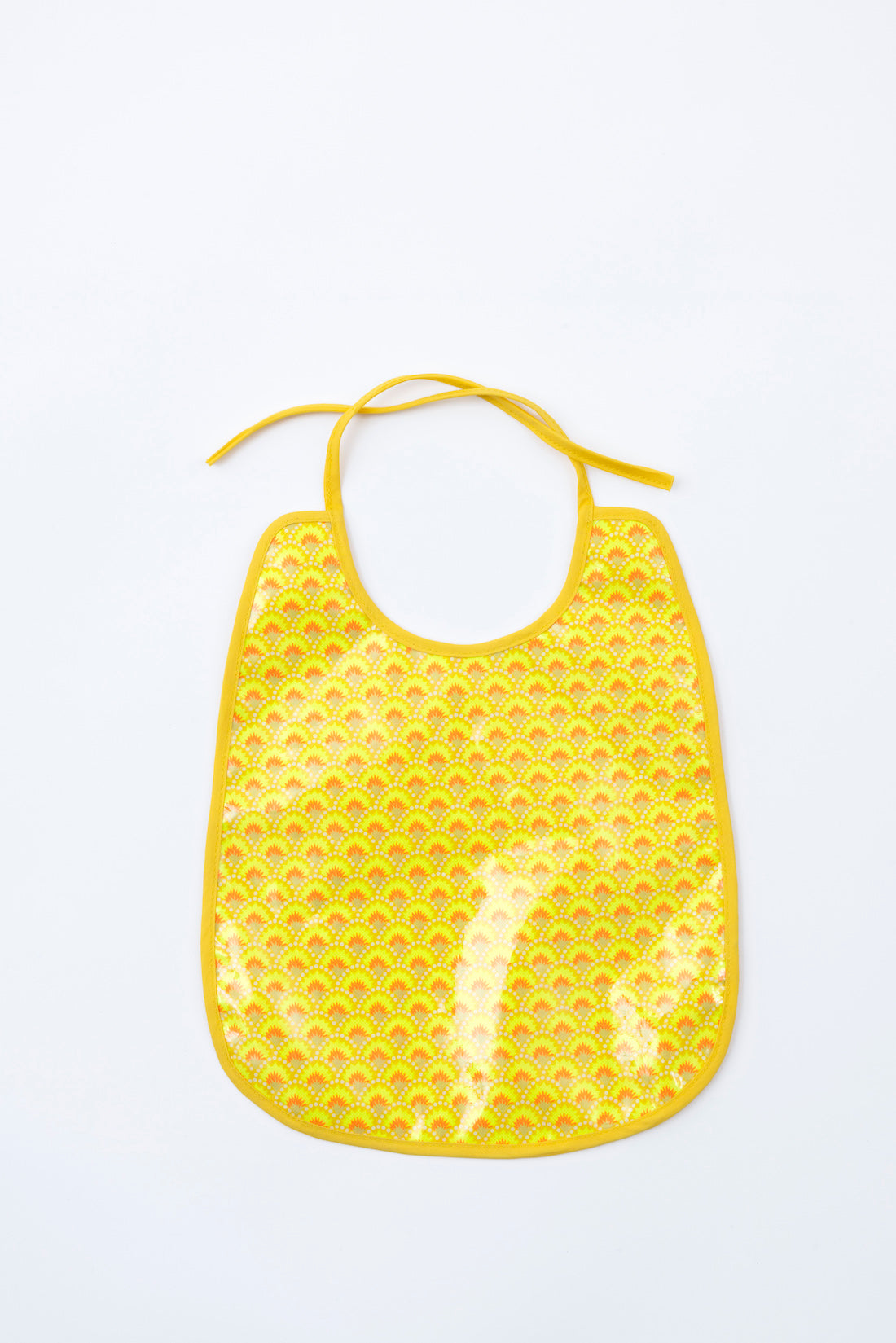 Bavoir toile cirée Wasabi jaune