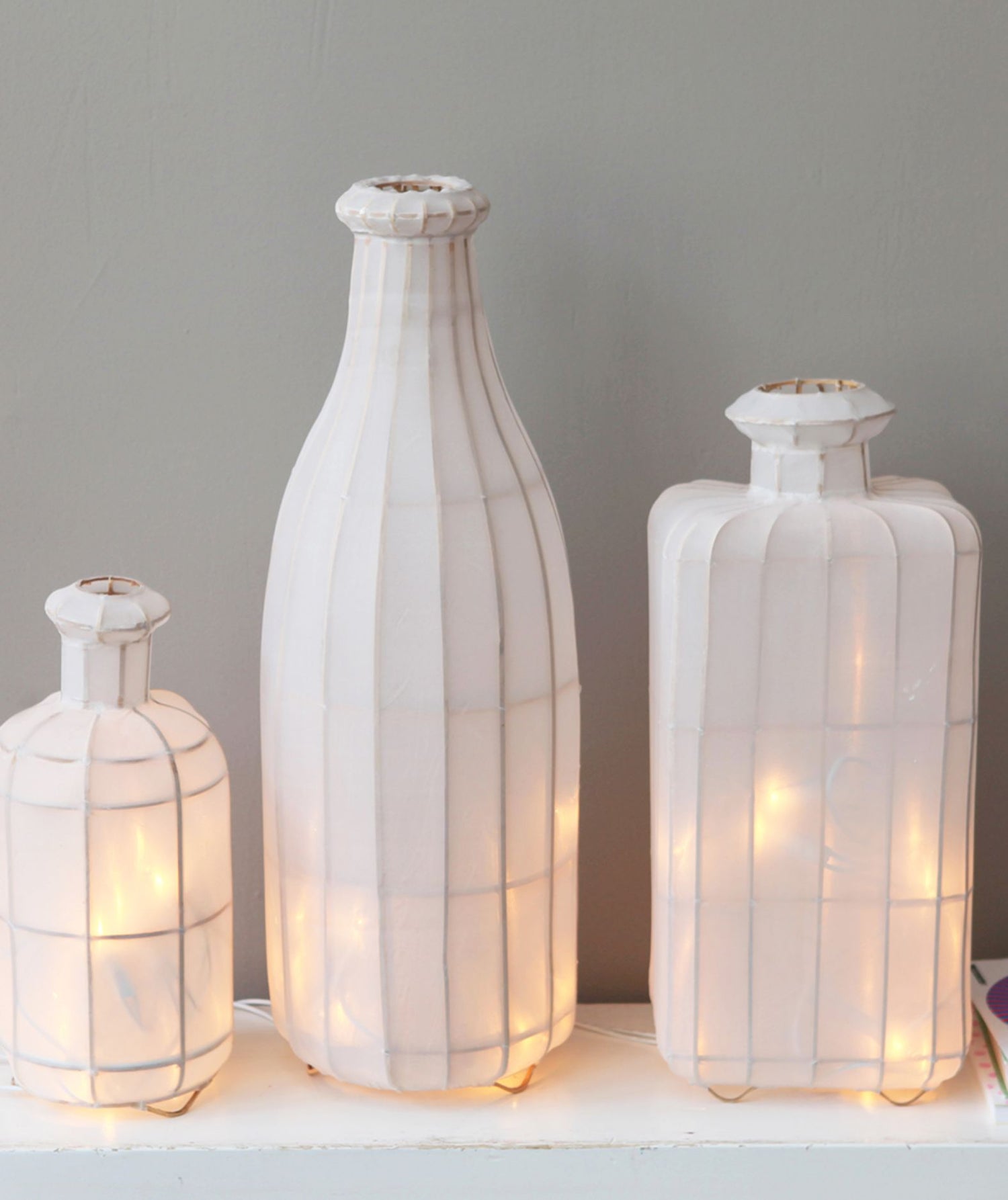 Bamboo Bottle Lamp S