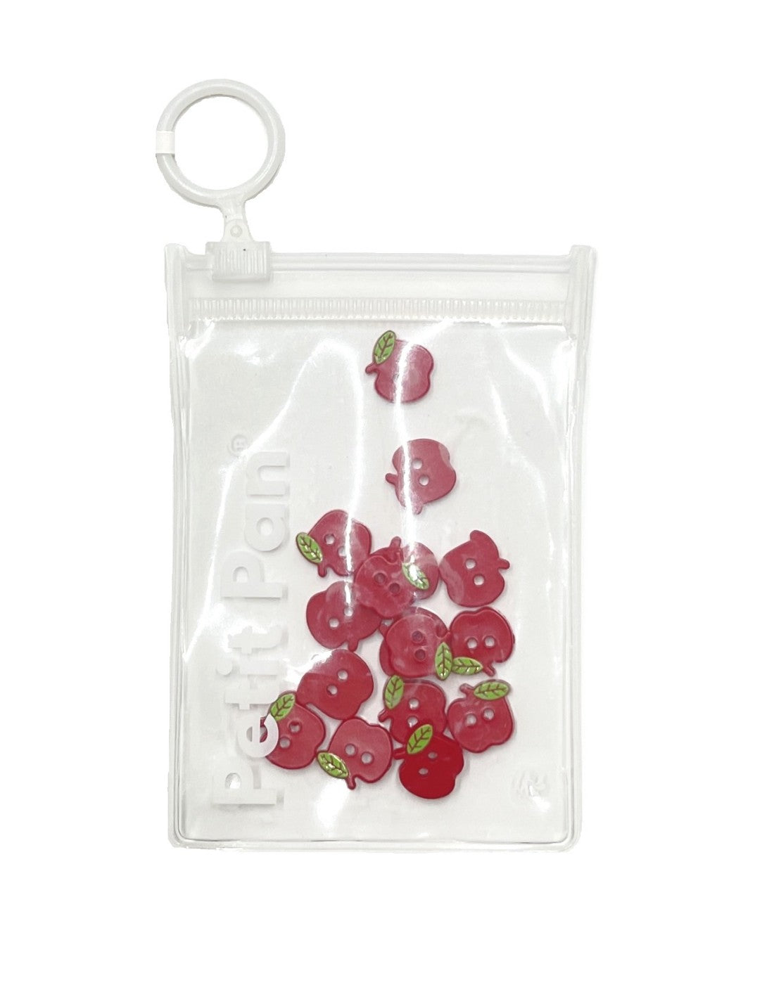 Boutons pomme rouge
