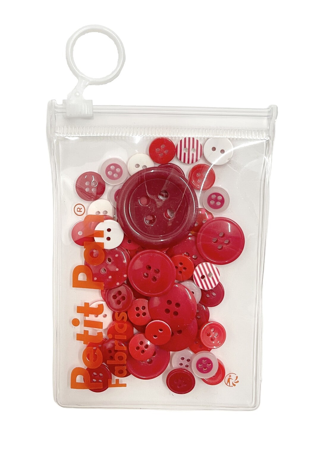 Boutons trésor assortis rouge