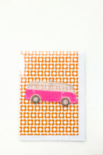 Carte de souhaits 69 vibes - Combi VW