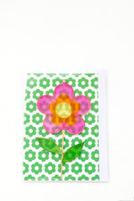 Carte de souhaits Flower Power - Fleurs