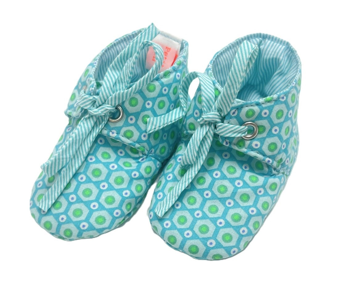 Chaussons bébé Mikko menthe