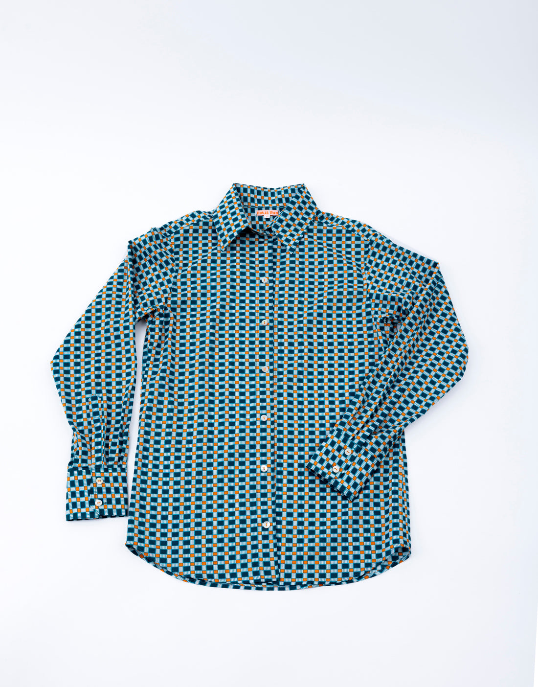 Chemise homme Oki turquoise