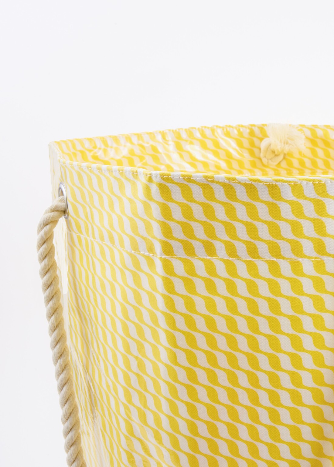 Corbeille Mizu Kifkif jaune soleil