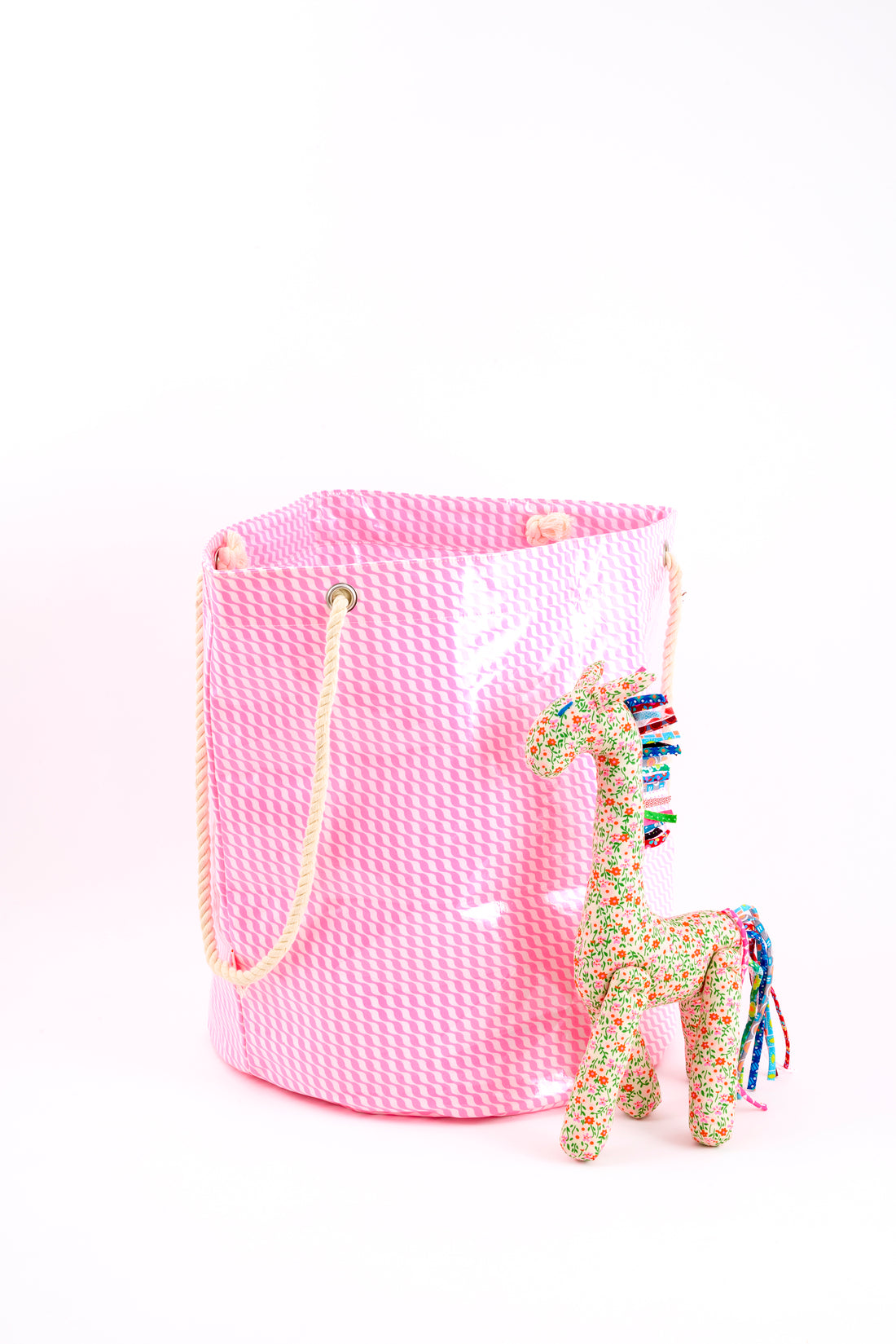 Corbeille Mizu Kifkif rose bonbon