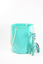 Corbeille Mizu Kifkif vert d'eau