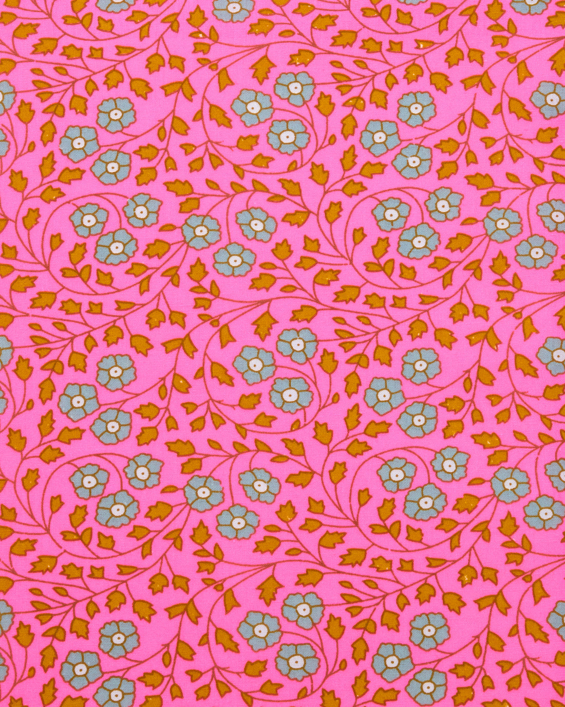 Coupon toile cirée Aziza rose