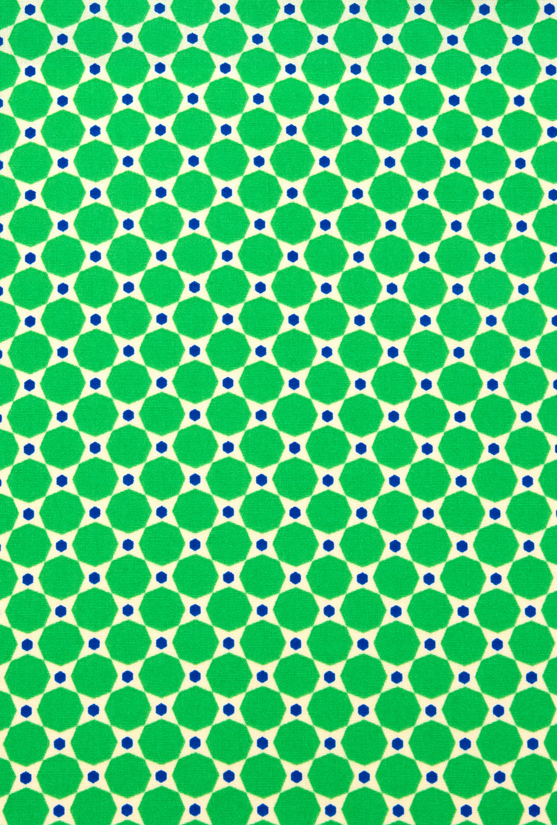 Coupon Tissu Coton Popeline Mimoun vert