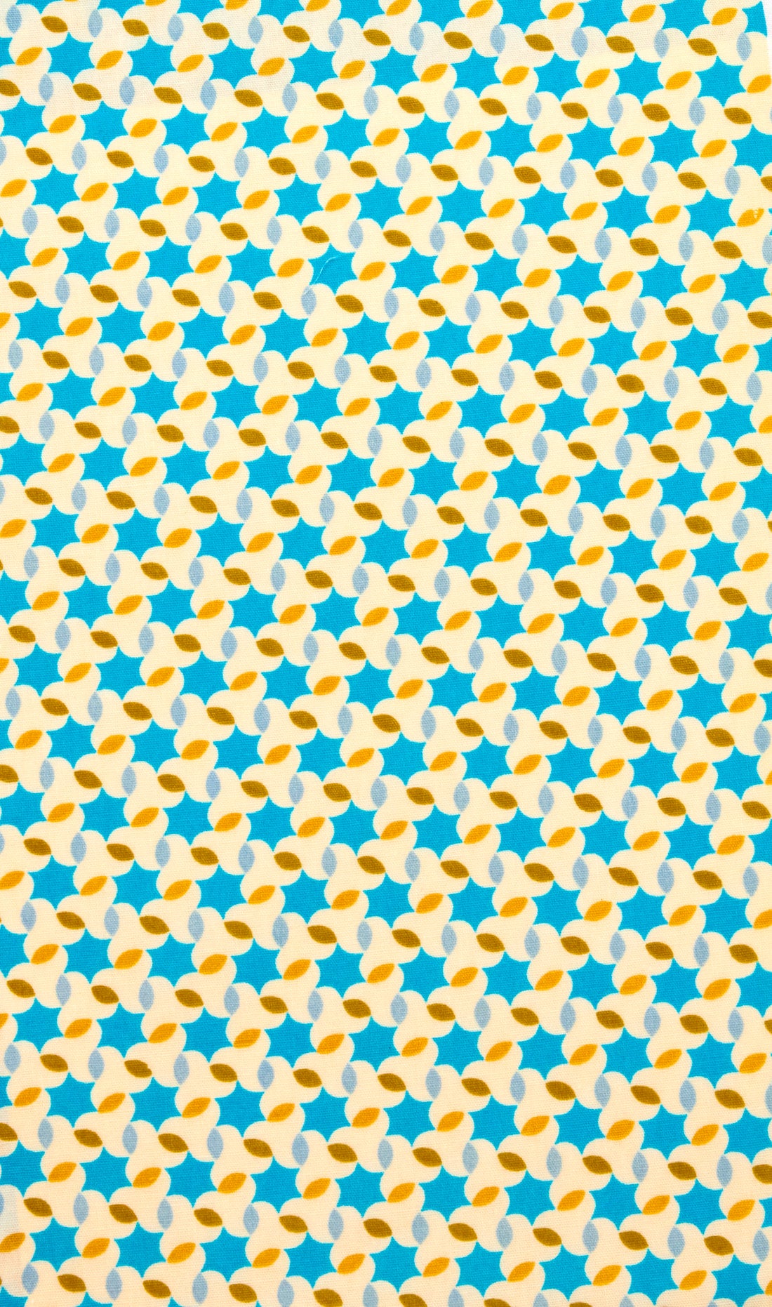 Coupon coton Moussem bleu