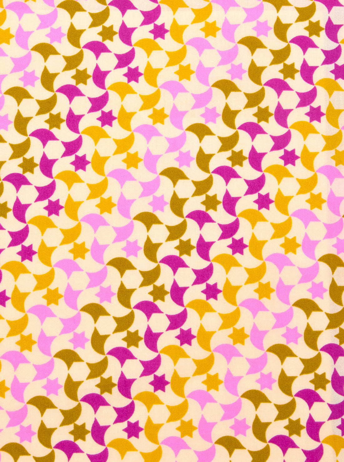 Coupon coton Zellige rose