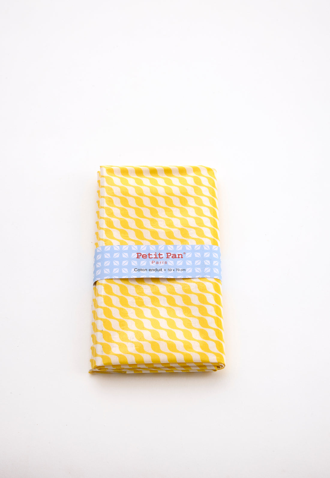 Coupon toile cirée Kifkif jaune soleil