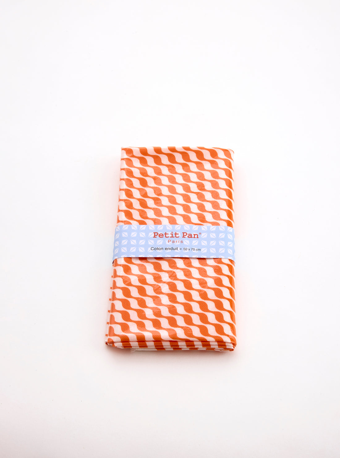 Coupon toile cirée Kifkif orange