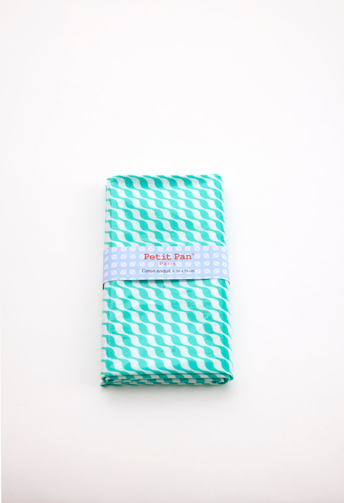 Coupon toile cirée Kifkif vert d'eau