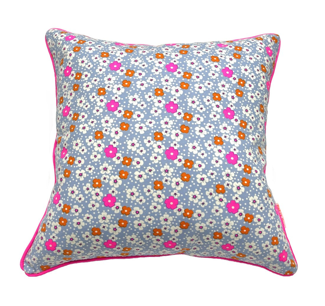 Coussin bouton Fleurs des îles nouvel