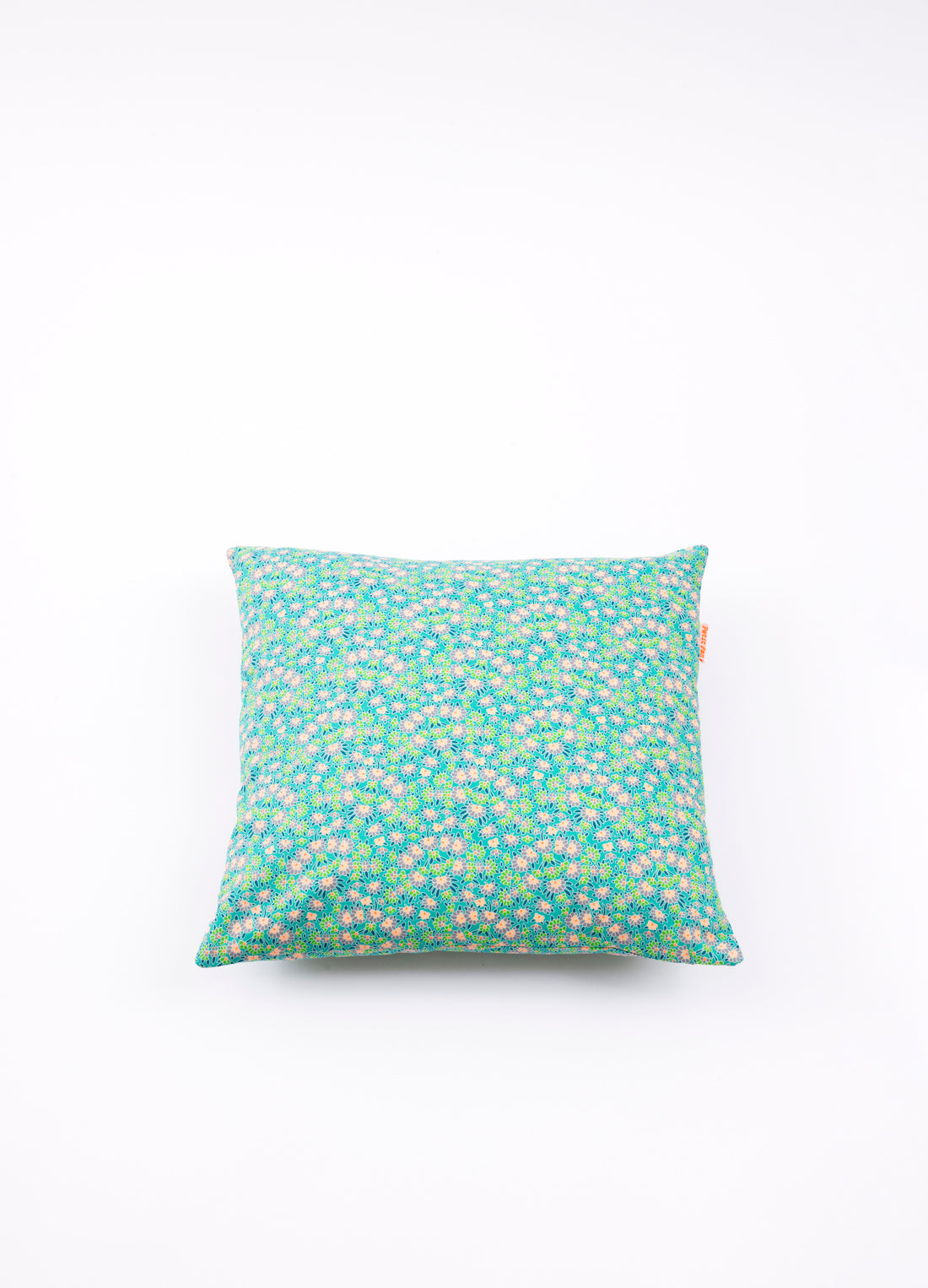 Coussin carré zip Calendula vert