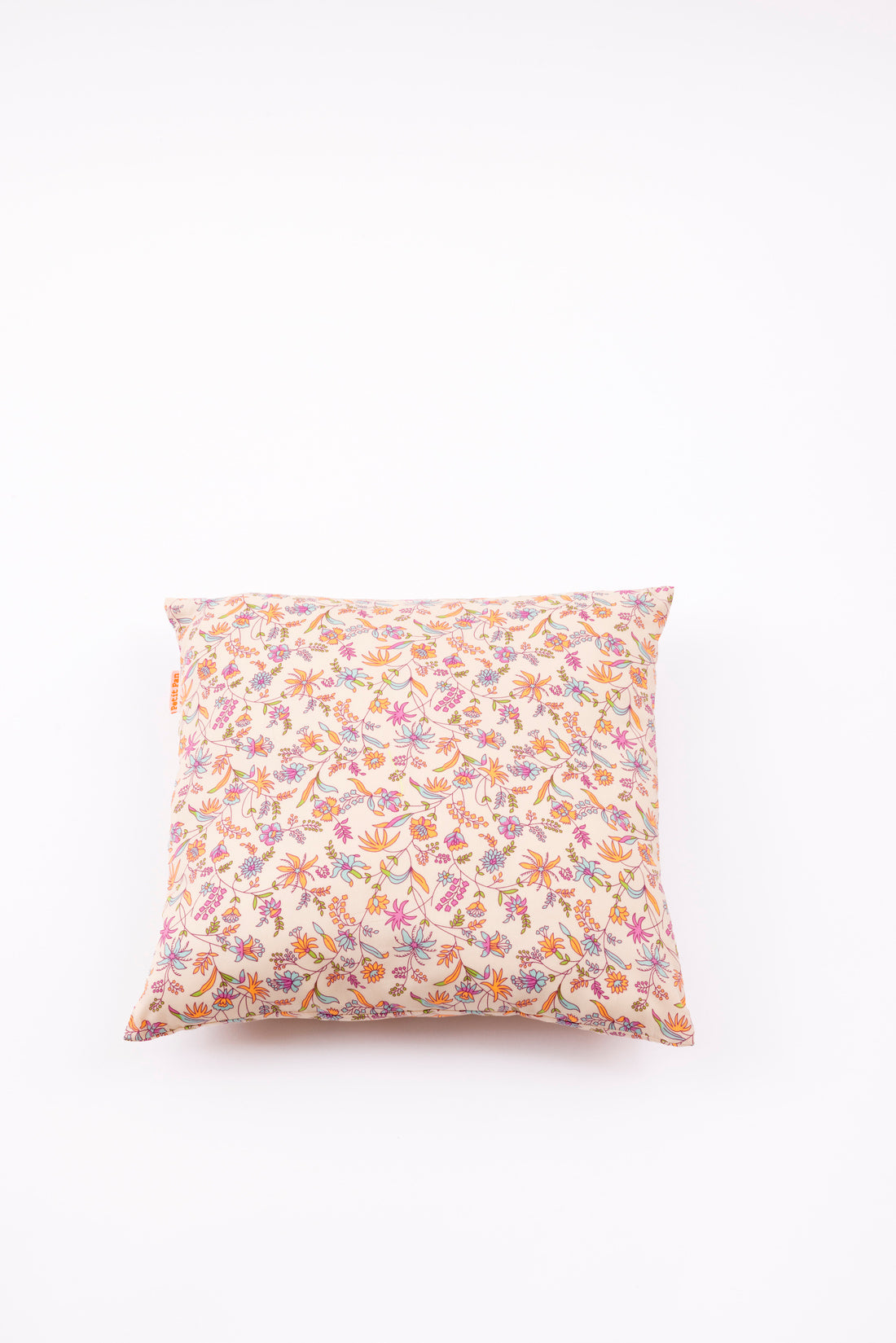 Coussin carré zip Saholy sable