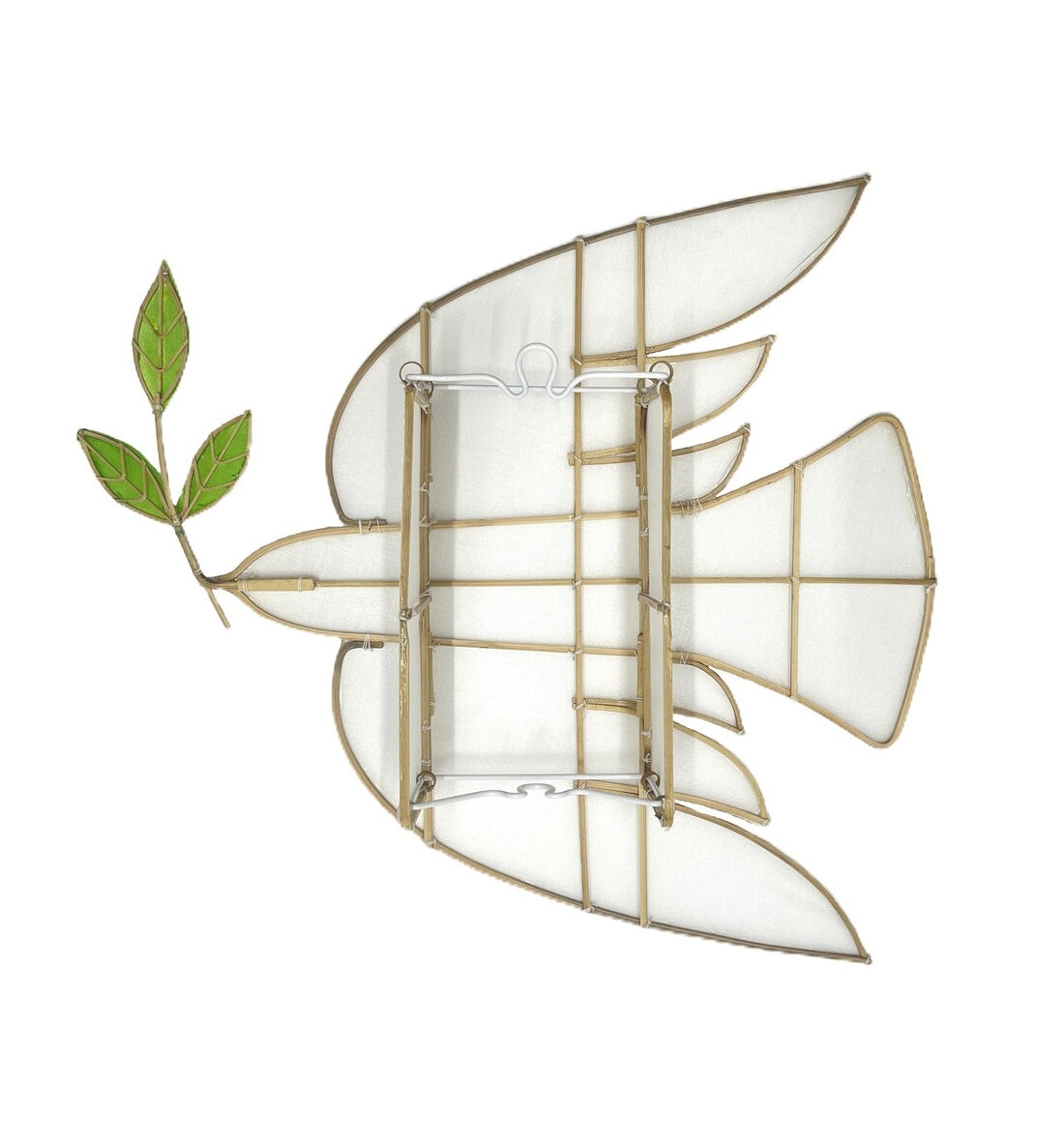 Applique Bambou Colombe de la Paix