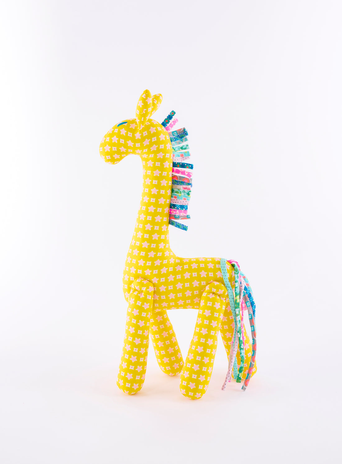 Doudou Girafe Élytis jaune