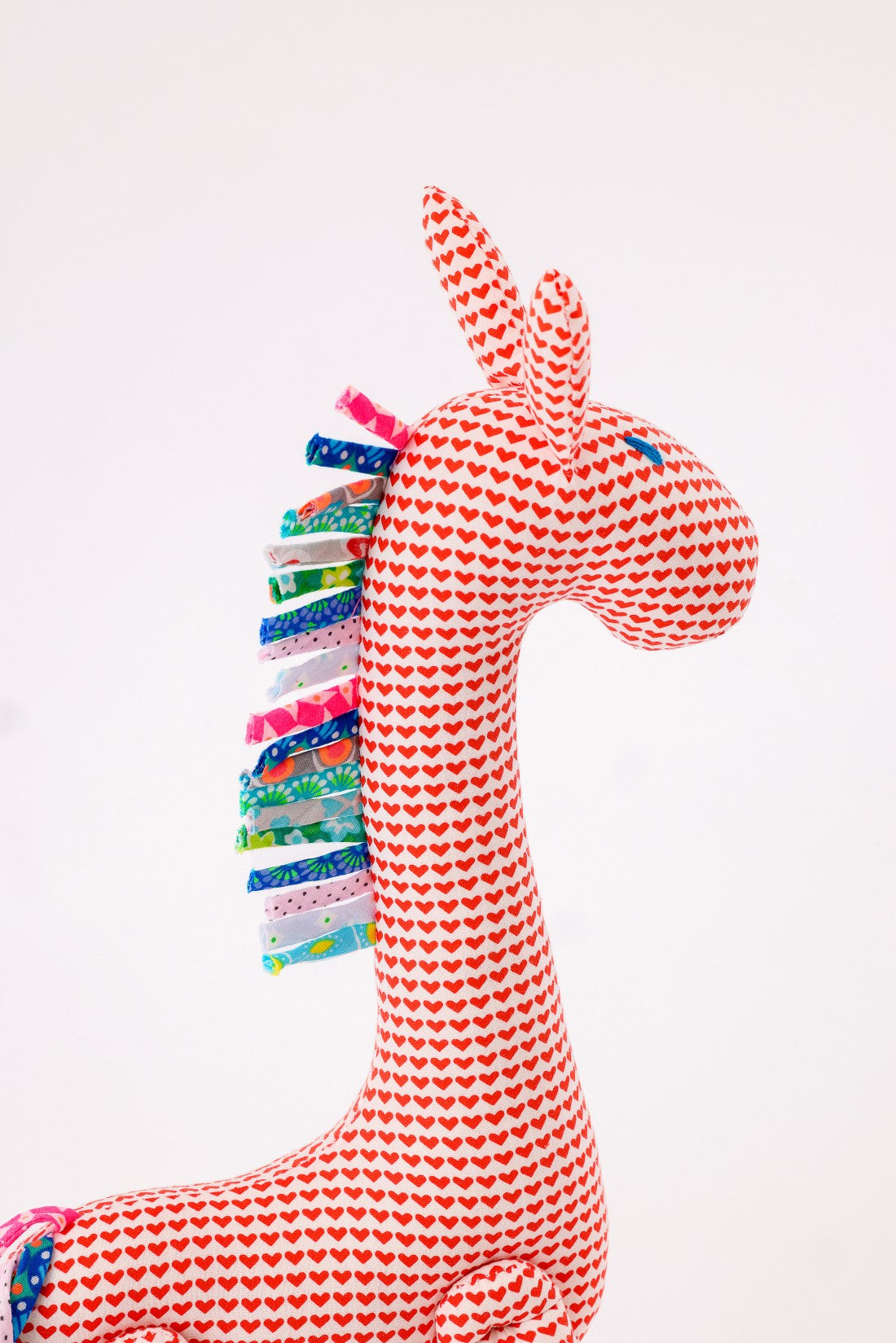 Doudou Girafe Love is all rouge