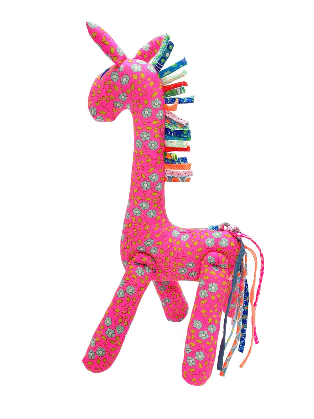 Doudou Girafe Aziza rose
