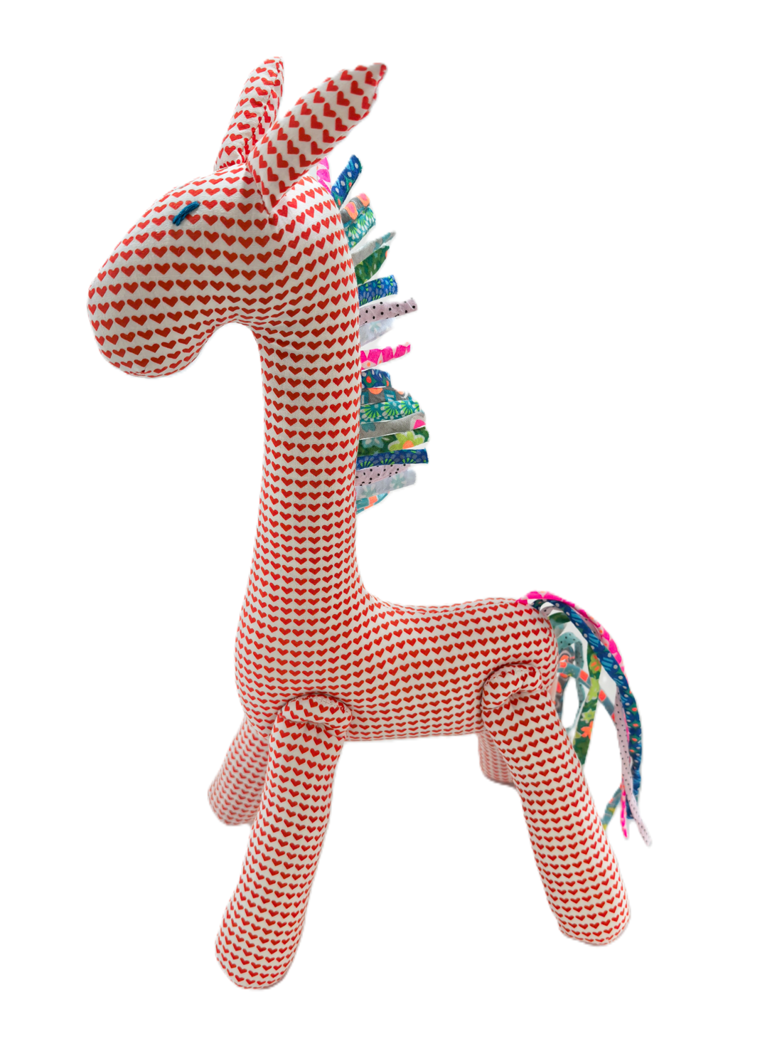 Doudou Girafe Love is all rouge