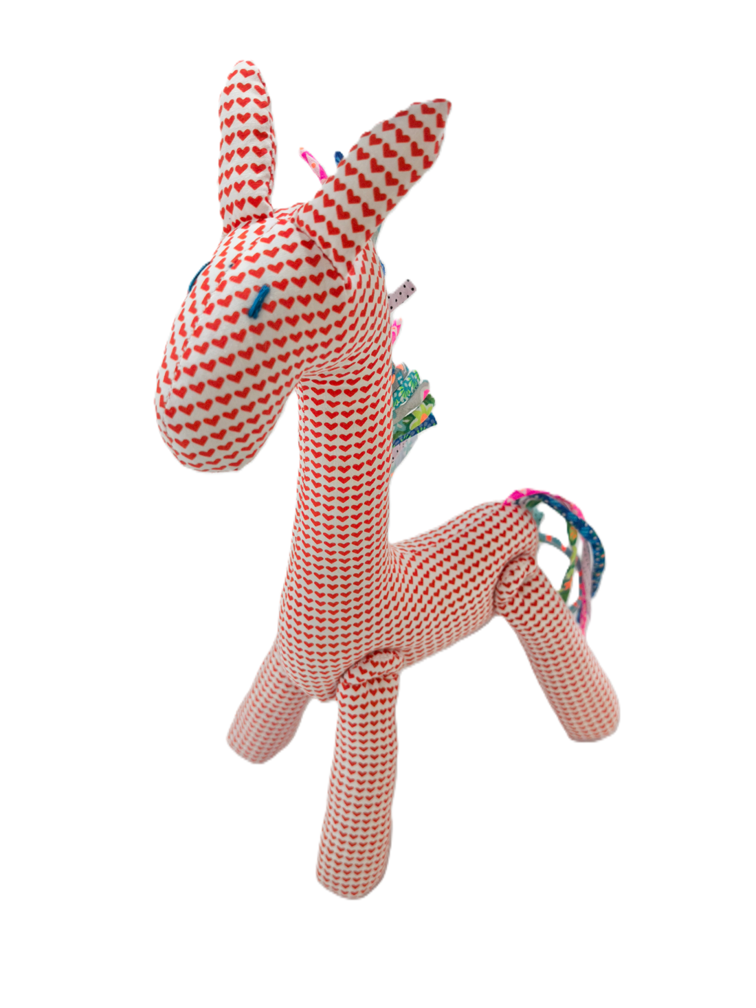 Doudou Girafe Love is all rouge