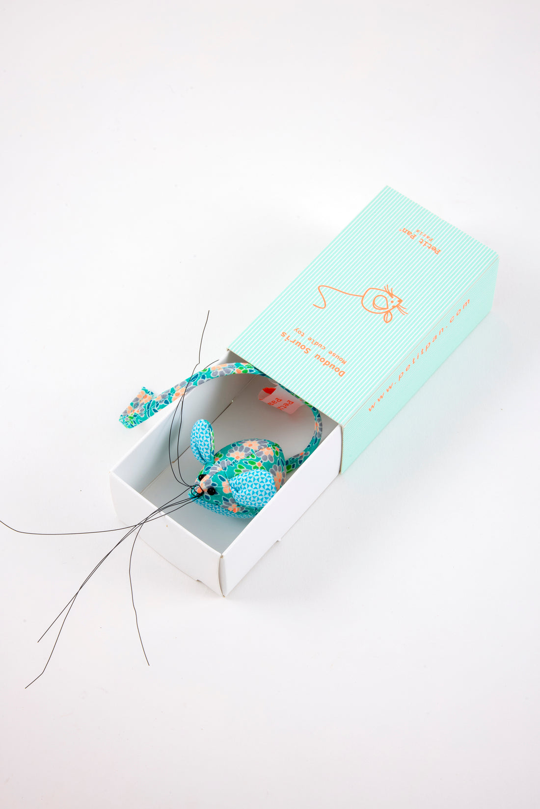 petit doudou souris Calendula vert