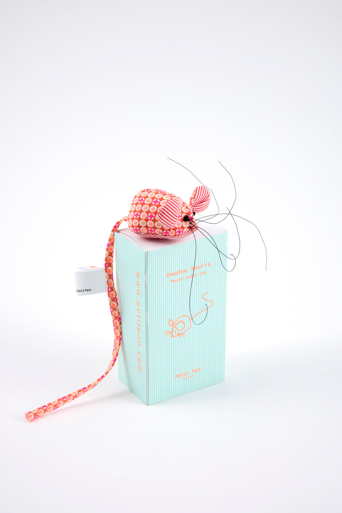 petit doudou souris Django tangerine