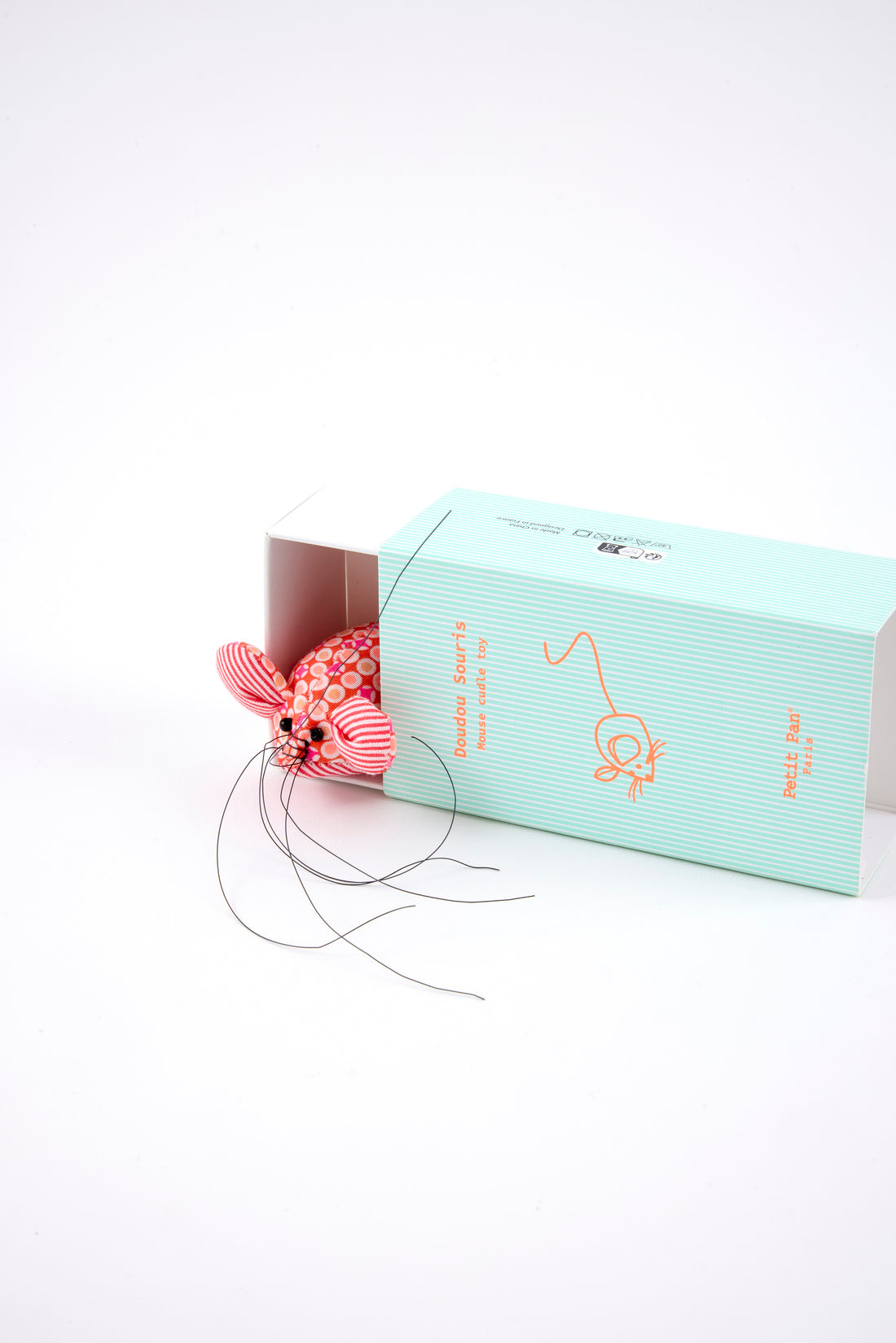 petit doudou souris Django tangerine