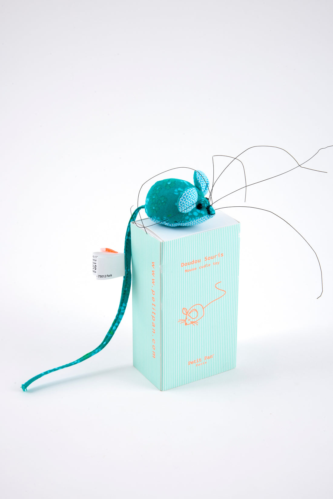 petit doudou souris Hanako menthe