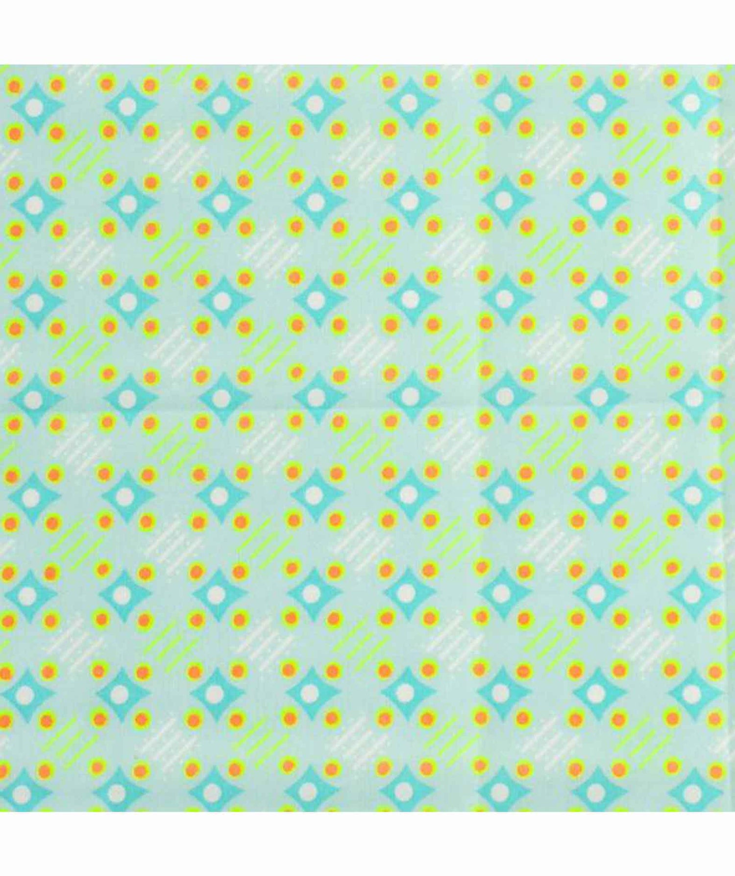 Coupon toile cirée Satellite of love azur