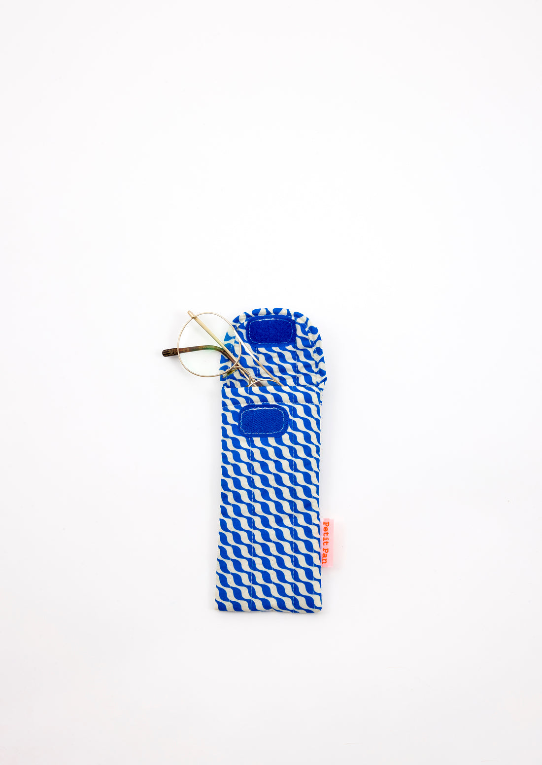 Etui à lunette matelassé Kifkif outremer