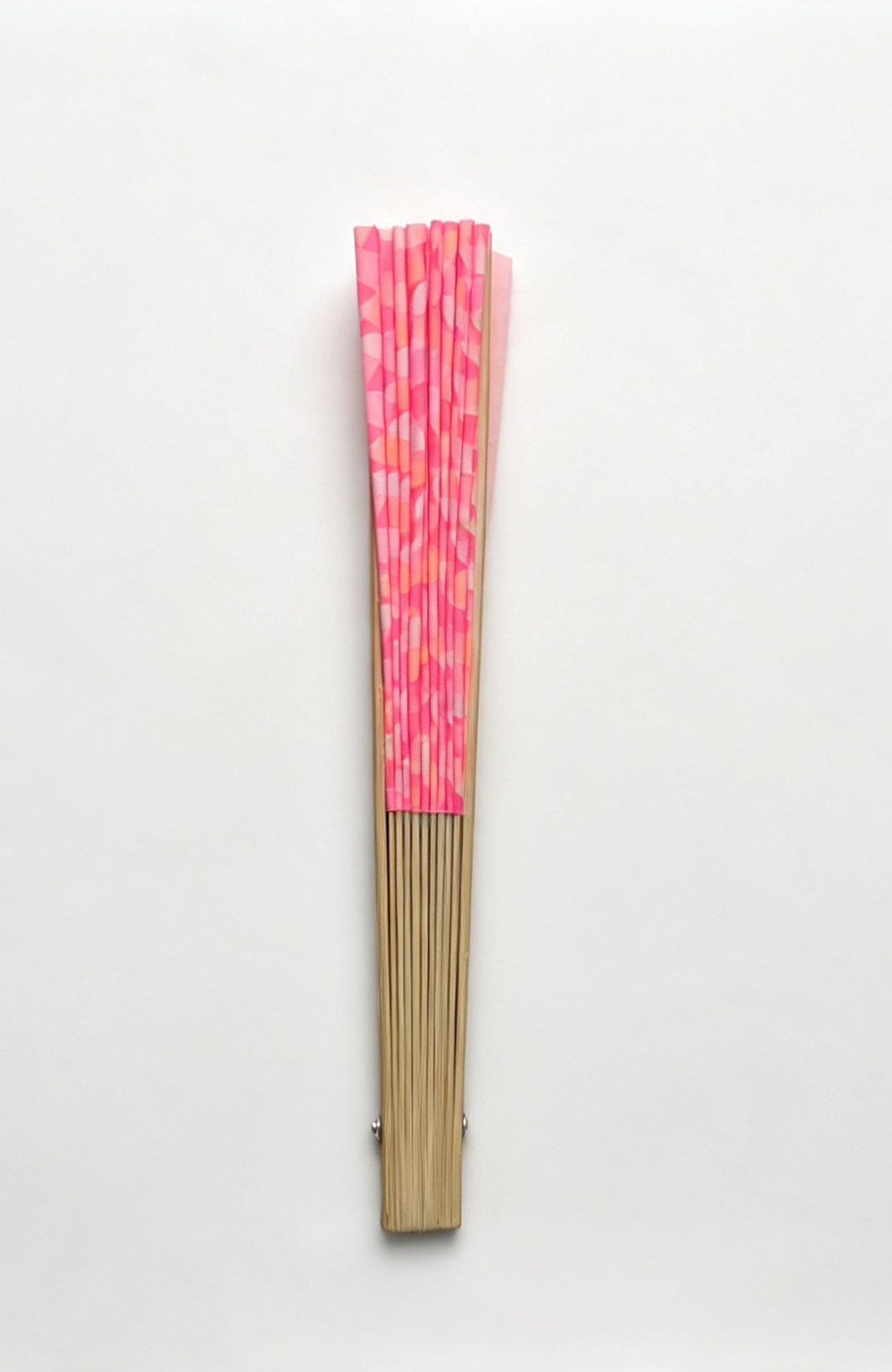 Eventail Breizh Wave rose fluo