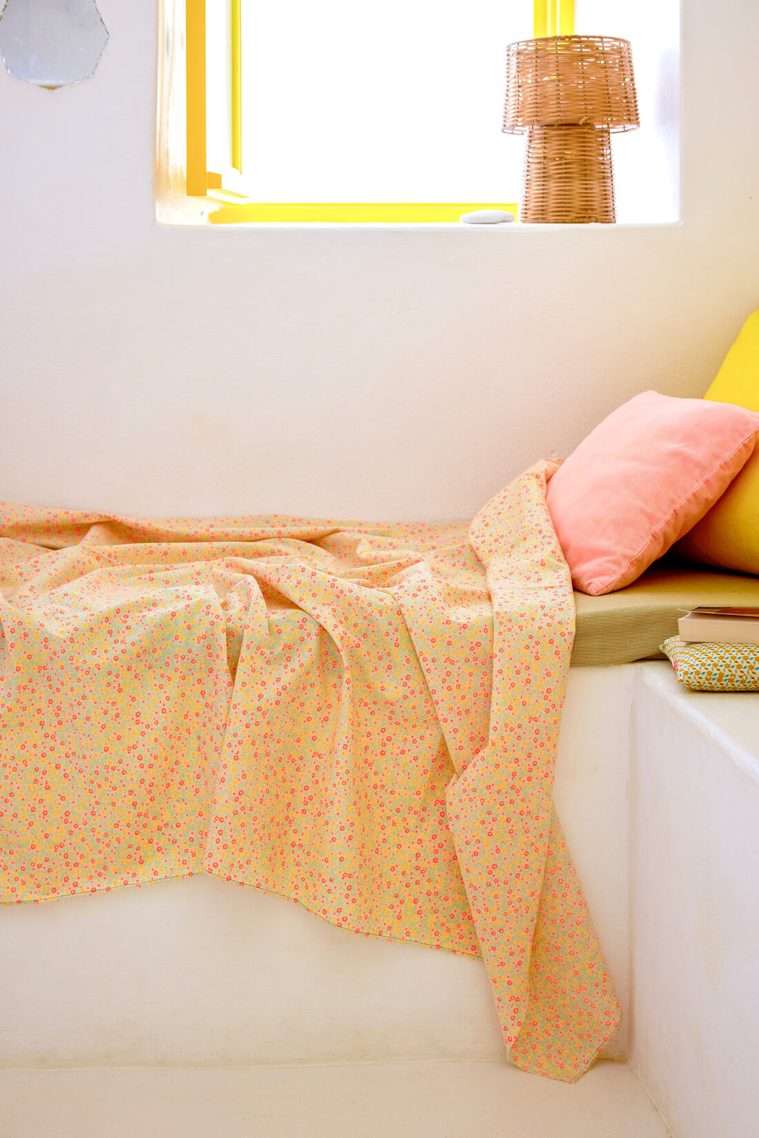 Tissu Coton Popeline Flower Power