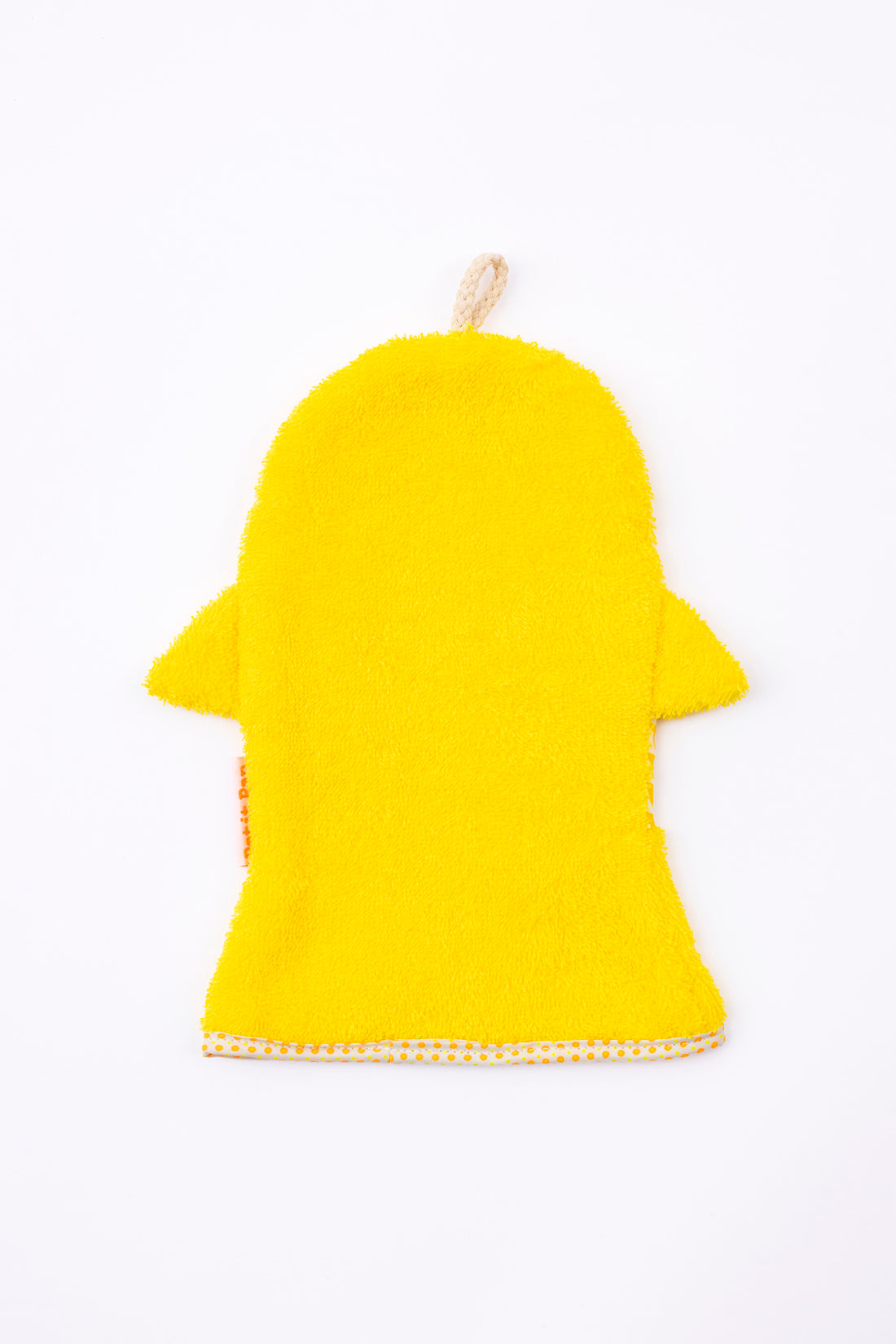 Gant de toilette Poisson Kifkif jaune soleil