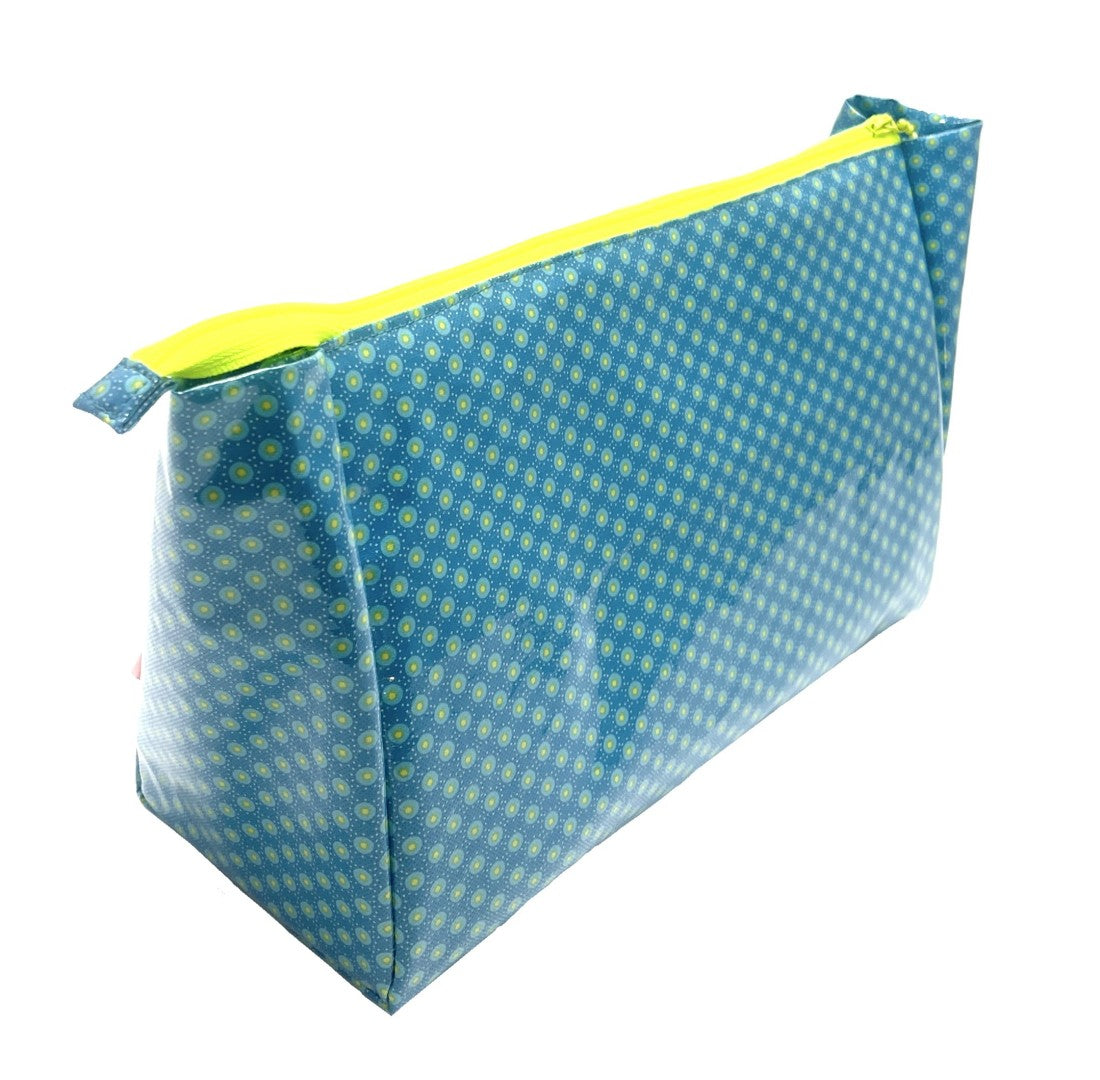Grande trousse de toilette Bubble bleu Aruba